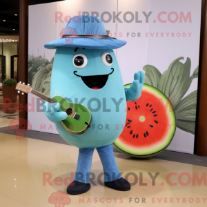 Sky Blue Melon mascot...