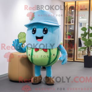 Sky Blue Melon mascot...