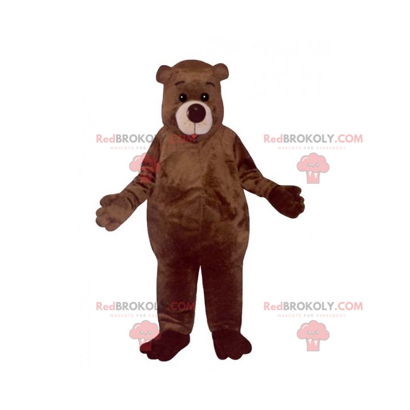 Schattige bruine beer mascotte - Redbrokoly.com Schattige bruine beer mascotte - Redbrokoly.com