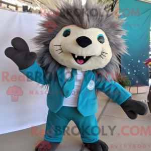 Groenblauw Porcupine...