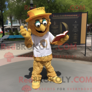 Gold Jambalaya mascot...