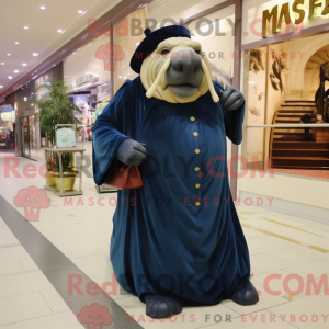 Postava maskota Navy Walrus...
