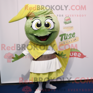 Olive Tuna-mascottekostuum...