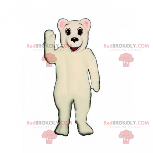 Adorable mascota oso polar - Redbrokoly.com