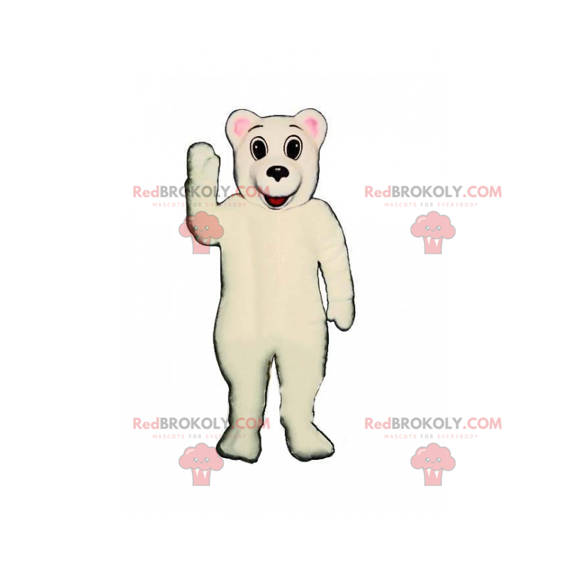 Adorable polar bear mascot - Redbrokoly.com