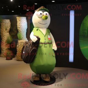 Olive Golf Bag maskot...