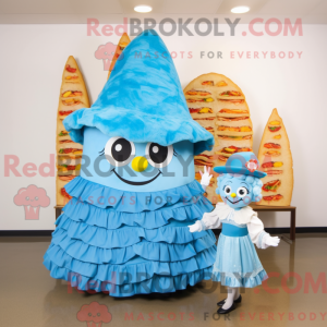 Disfraz de mascota Sky Blue...