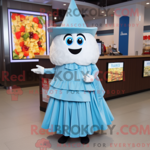 Postava maskota Sky Blue...