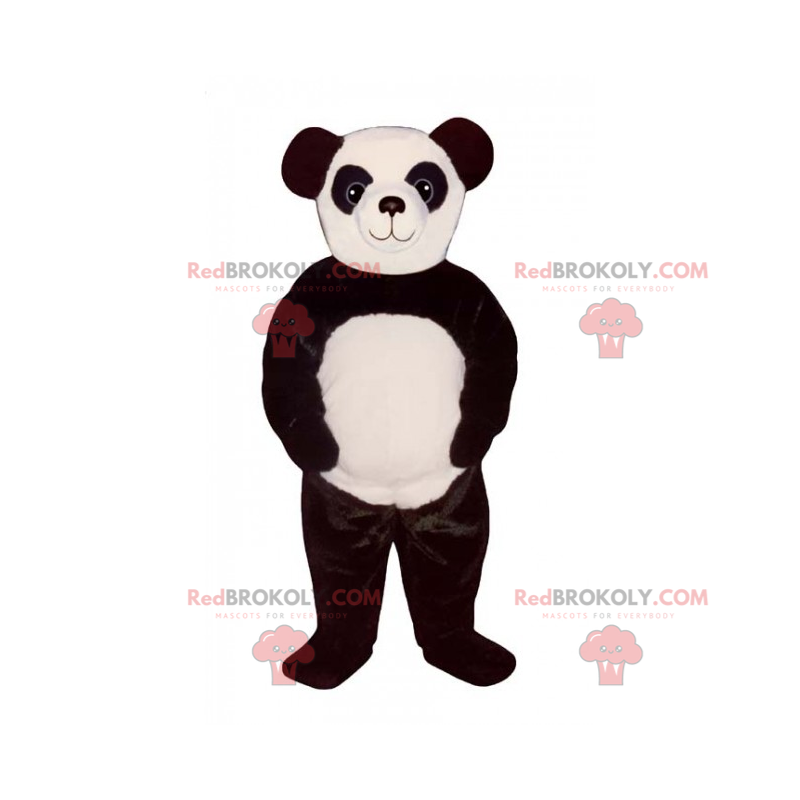 Adorable mascota panda con ojos grandes - Redbrokoly.com