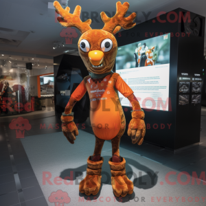 Rust Deer maskot drakt...