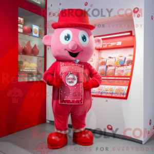 Red Candy Box maskot...