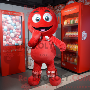 Maskotdraktfigurat Red...