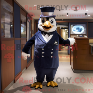 Disfraz de mascota pingüino...