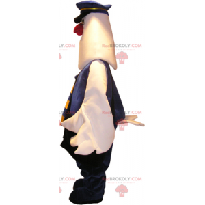 Adorable penguin mascot in police gear - Redbrokoly.com