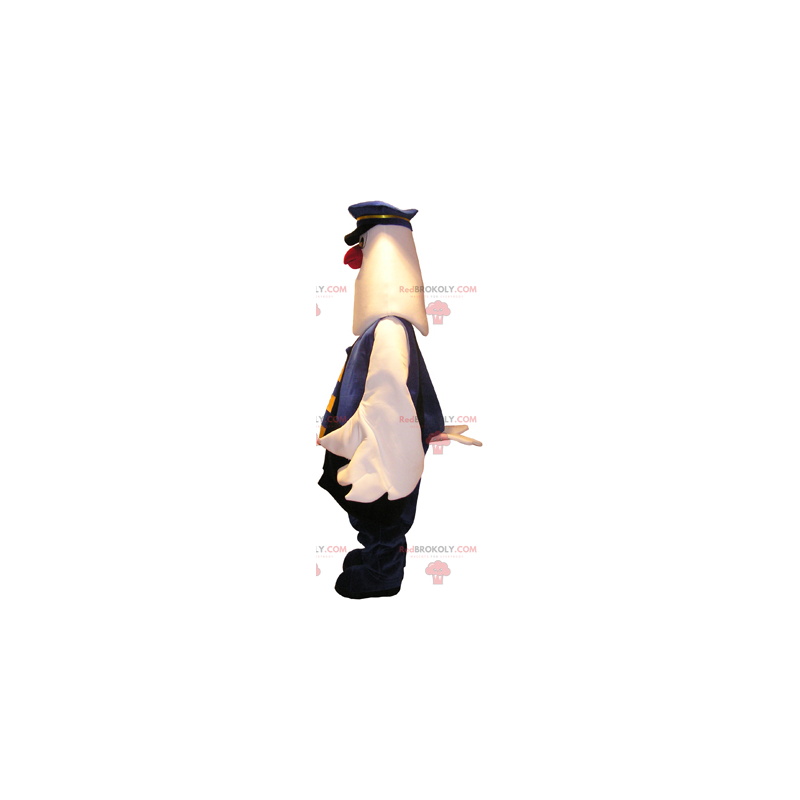 Adorabile mascotte del pinguino in marcia della polizia - Adorabile mascotte del pinguino in marcia della polizia -