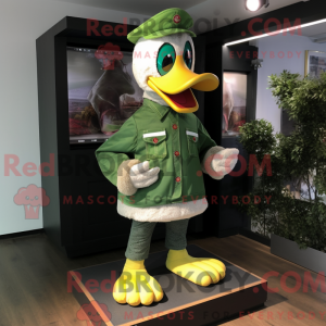 Figura de máscara de pato...