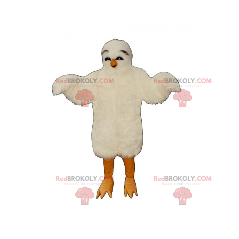 Entzückendes weißes Kükenmaskottchen - Redbrokoly.com Entzückendes weißes Kükenmaskottchen - Redbrokoly.com