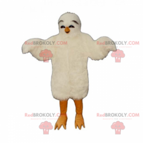 Bedårende hvit kvinne maskot - Redbrokoly.com