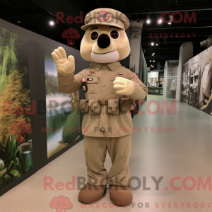 Beige American Soldier...