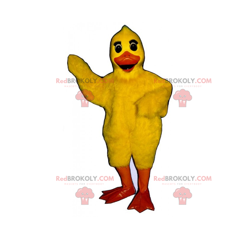Adorable yellow chick mascot - Redbrokoly.com