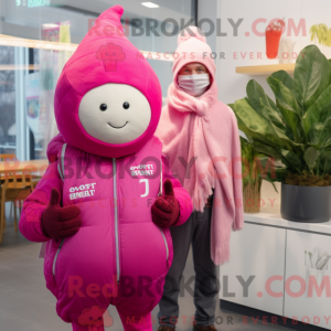 Pink Beet Maskottchen...
