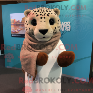 Tan Jaguar maskot kostyme...