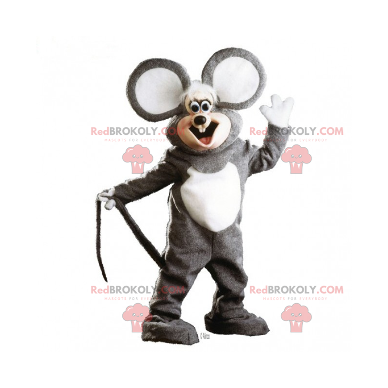 Roztomilý maskot myši s velmi velkými ušima - Redbrokoly.com Roztomilý maskot myši s velmi velkými ušima - Redbrokoly.com