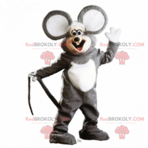 Adorable mouse mascot with very large ears - Redbrokoly.com