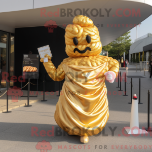 Gold Croissant maskot...