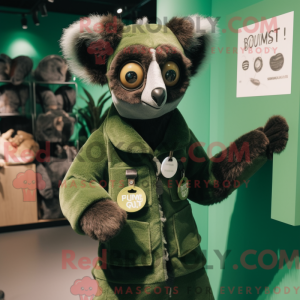 Waldgrüner Lemur...