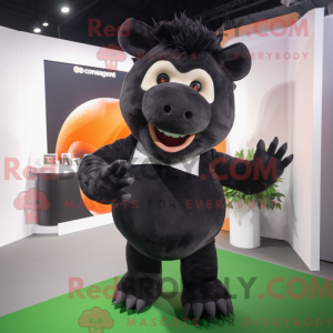 Black Sow maskotdraktfigur...