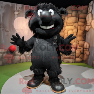 Maskottchenkostüm Black Sow...