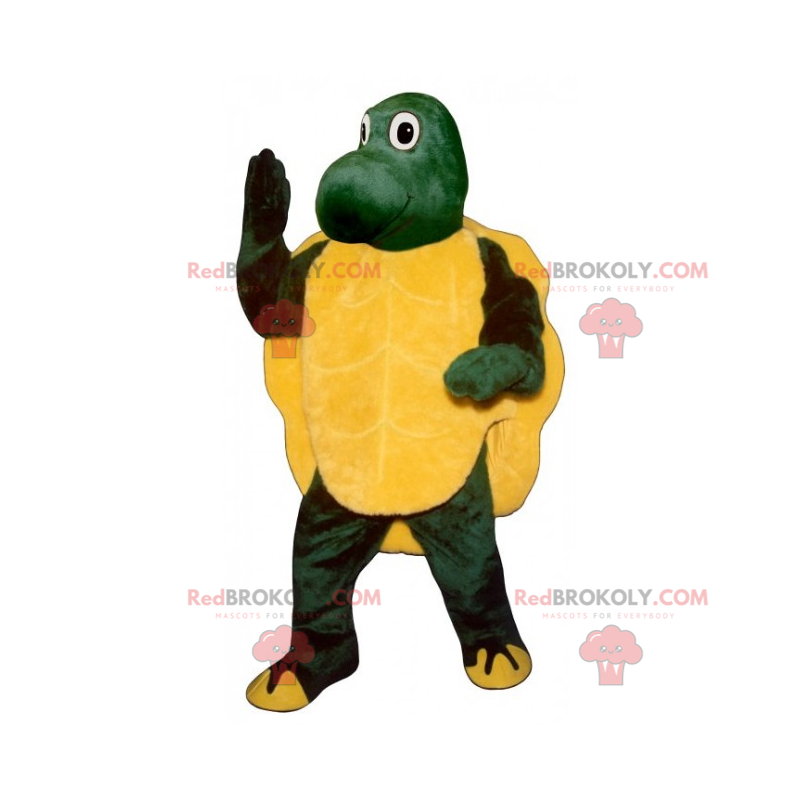 Adorável mascote tartaruga - Redbrokoly.com