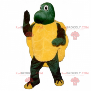 Schattige schildpadmascotte - Redbrokoly.com