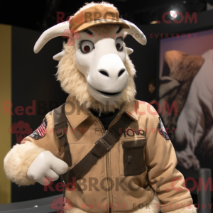 Postava maskota Tan Goat...