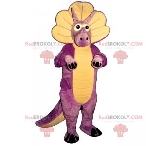 Adorável mascote triceratops - Redbrokoly.com
