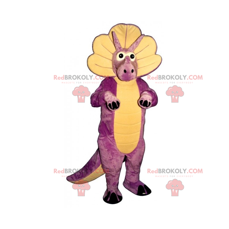 Adorável mascote triceratops - Redbrokoly.com