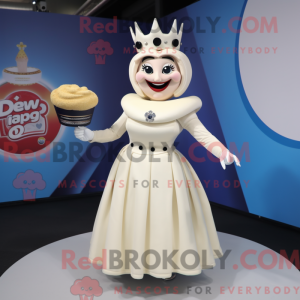 Cream Queen mascottekostuum...