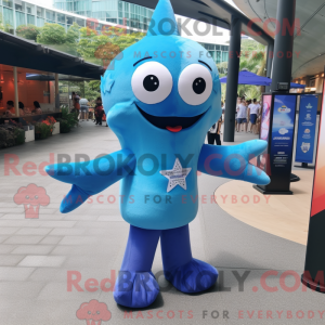 Blue Starfish maskot...
