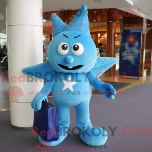 Blue Starfish maskot...