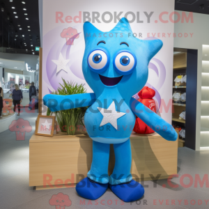Blue Starfish mascot...