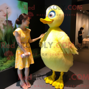 Citrongul Gosling maskot...