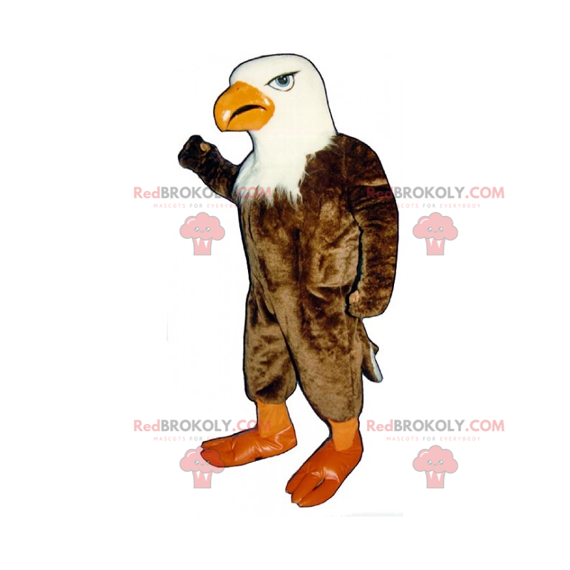 Eagle maskot med et hvidt hoved - Redbrokoly.com