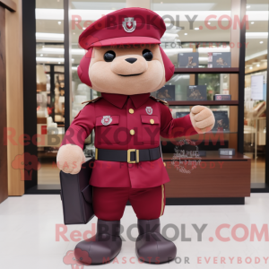 Maroon Army Soldier...