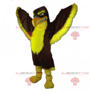 Adler Maskottchen mit einem großen Schnabel - Redbrokoly.com