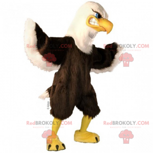 Eagle mascot with soft plumage - Redbrokoly.com