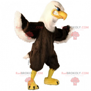 Eagle maskot med myk fjærdrakt - Redbrokoly.com