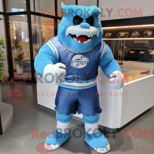 Blue Ice-maskotdraktfigur...