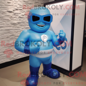Blue Ice-mascottekostuum...
