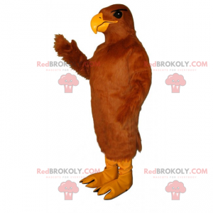 Mascote águia com plumagem majestosa - Redbrokoly.com